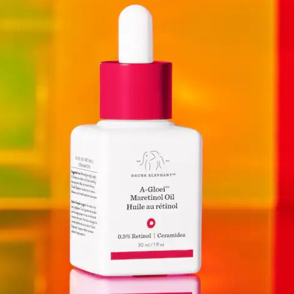 $35 PRICE DROP ✅ Drunk Elephant A-Gloei Retinol Oil ~ 1oz ✨ BNIB - Picture 2 of 11